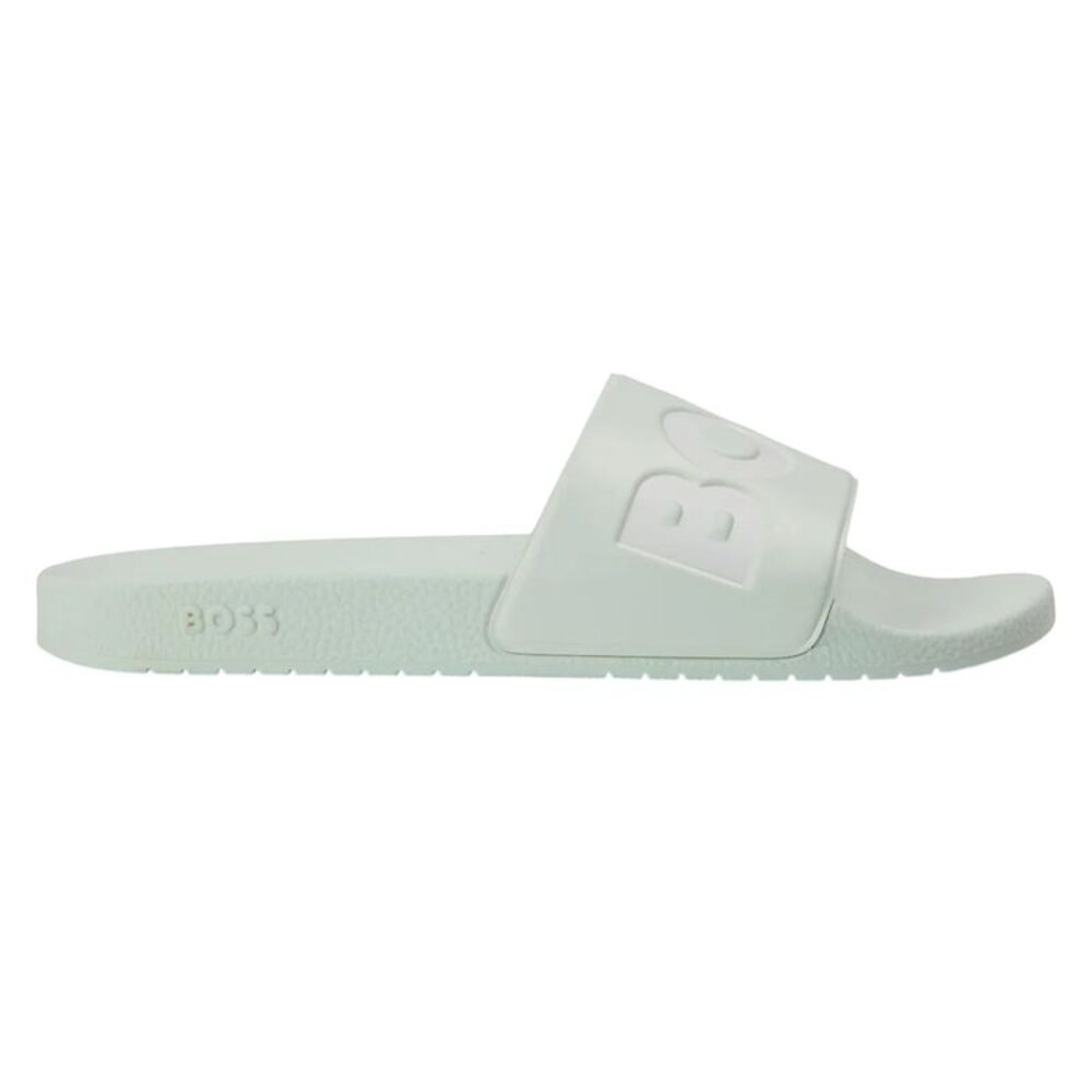 Boss Mens Aryeh Logo Sliders / Gray/White